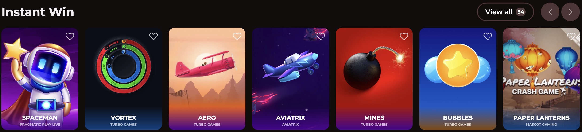 Vincispin Instant Win Games